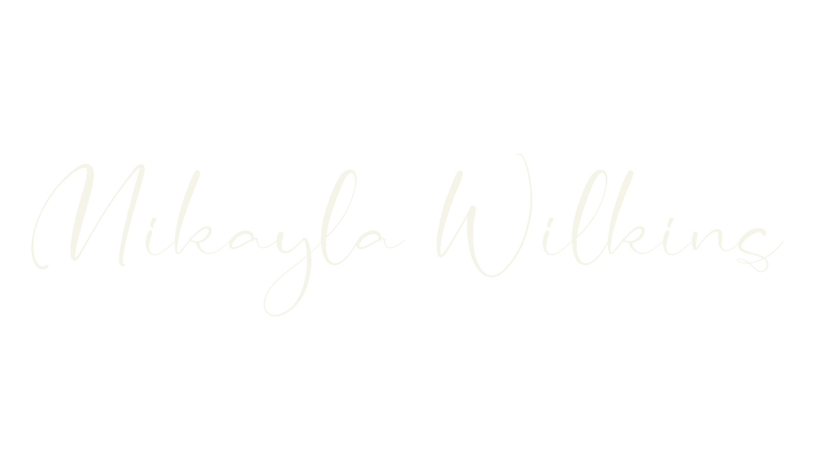 Mikayla Wilkins, lettering font preview