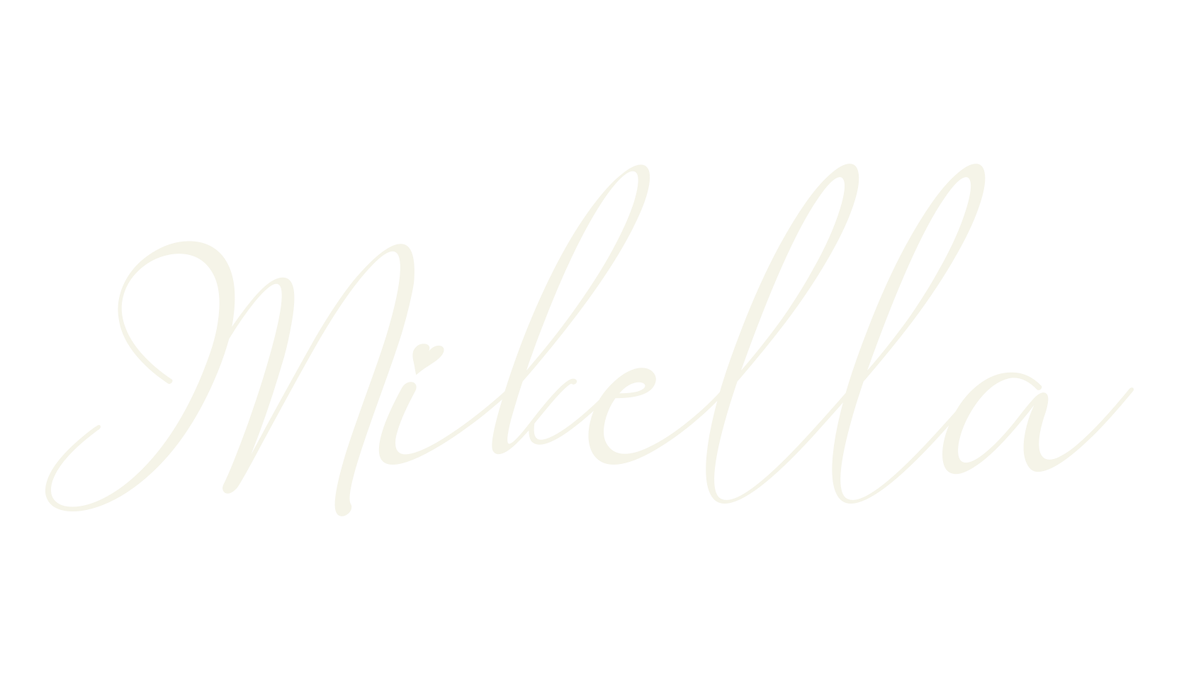 Mikella, wedding font preview