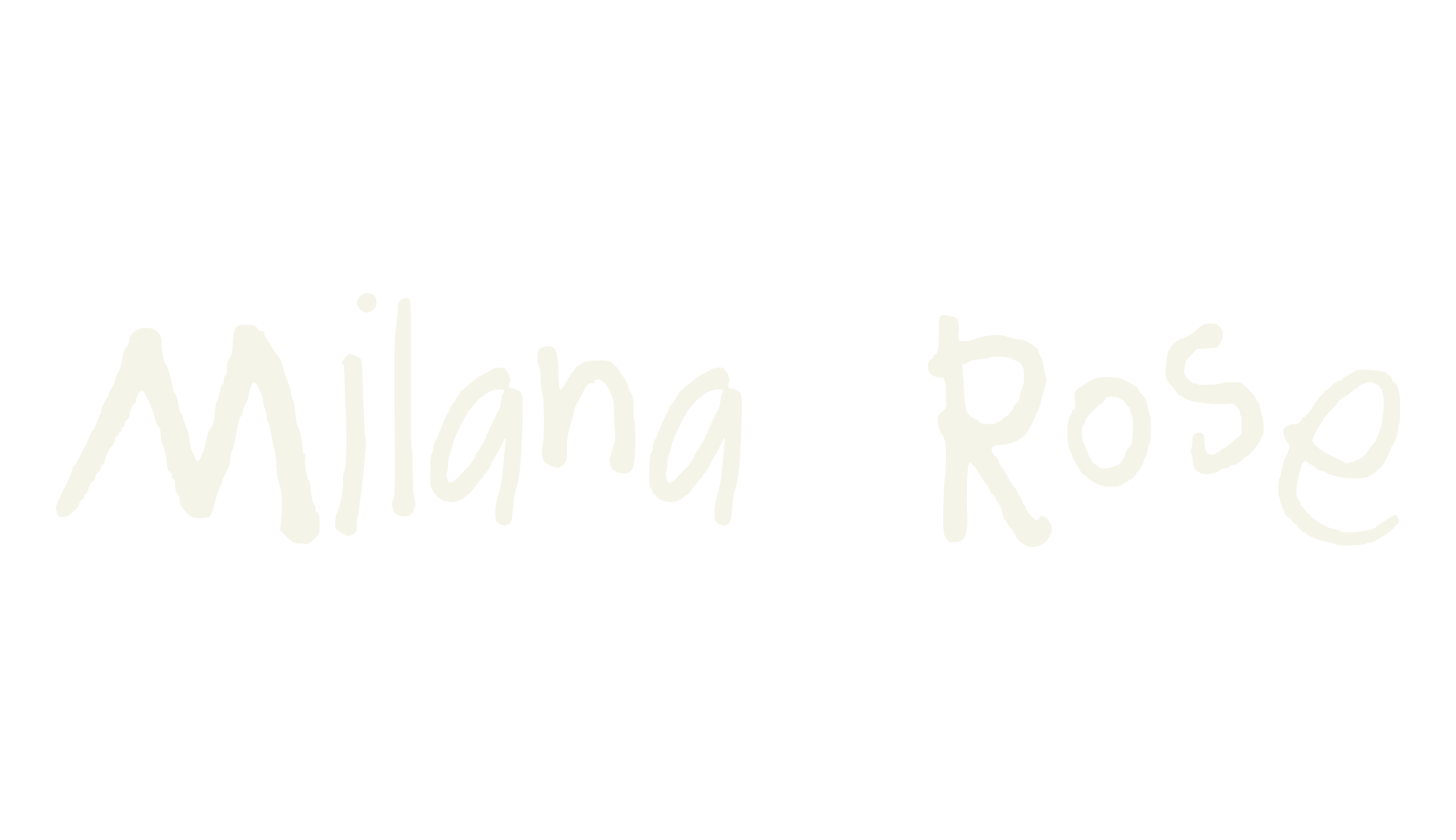 Milana Rose, children font preview