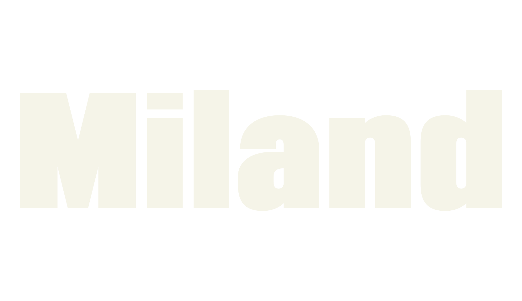 Miland, bold font preview