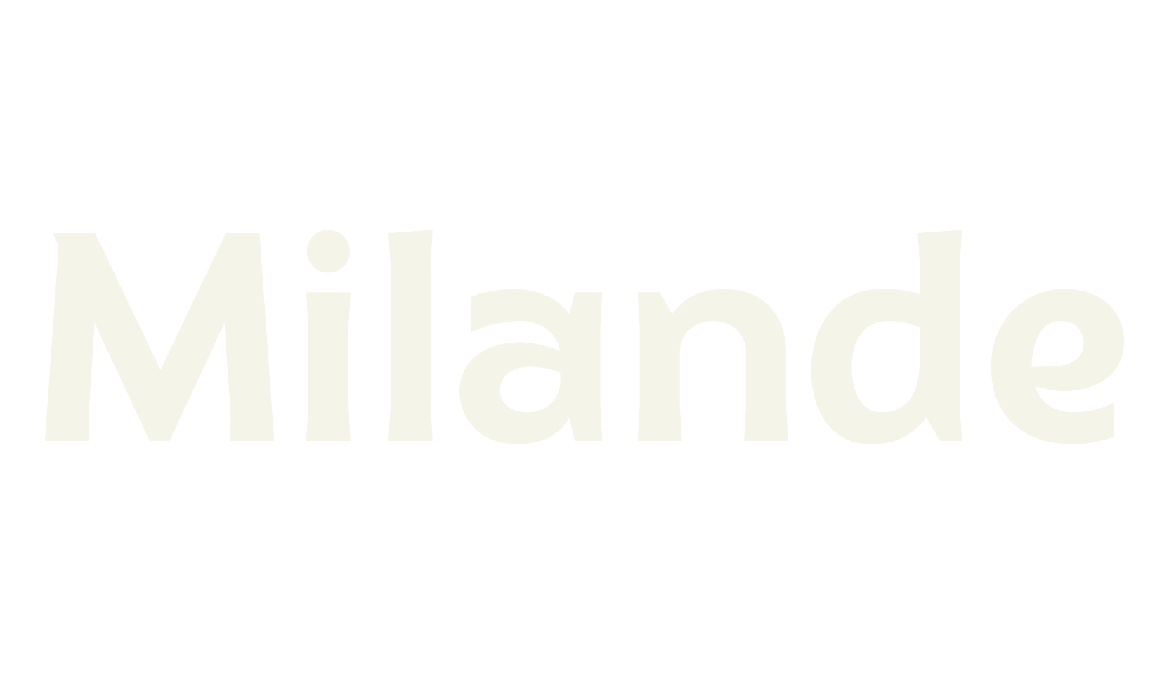 Milande, sans serif font preview