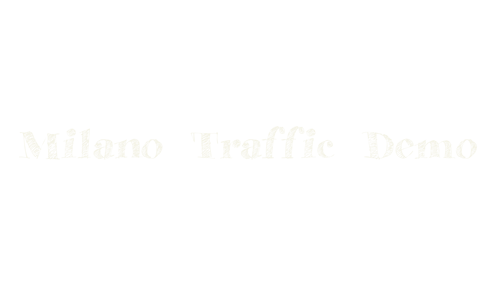 Milano Traffic Demo, shaded font preview