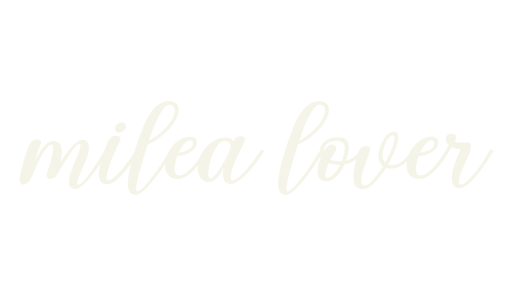 milea lover, calligraphy font preview