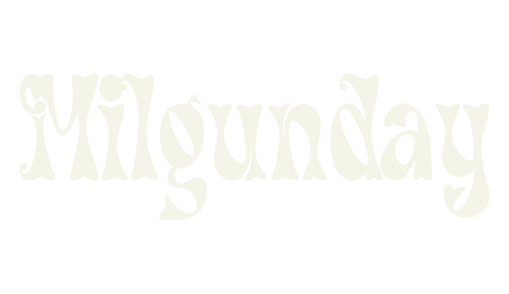 Milgunday, bold font preview