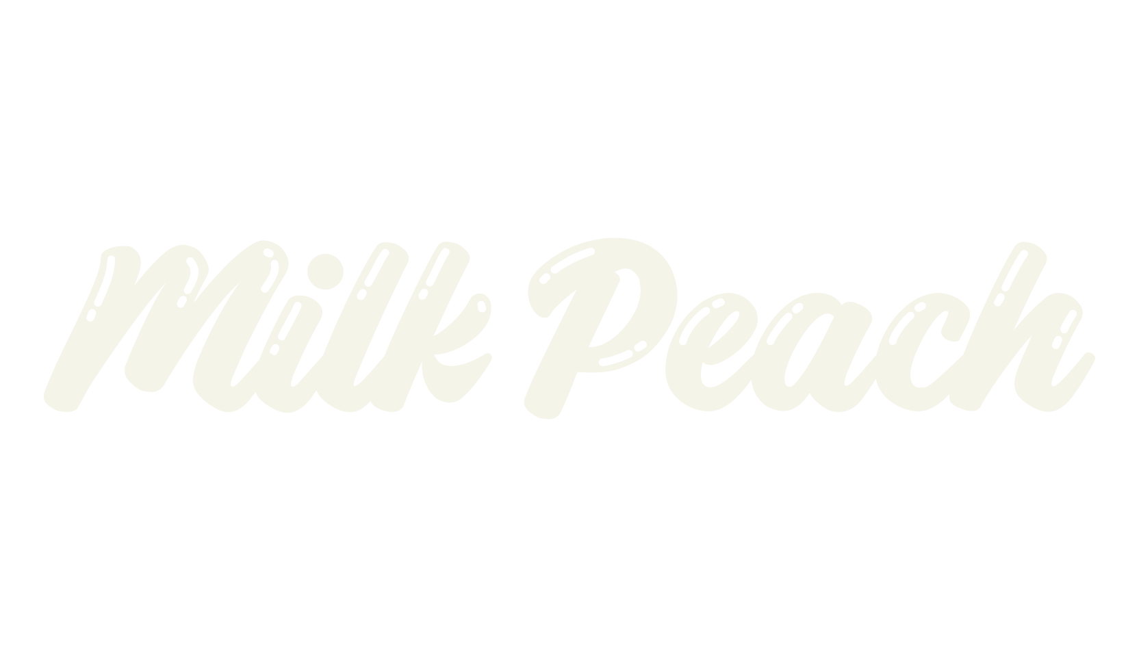 Milk Peach, cute font preview