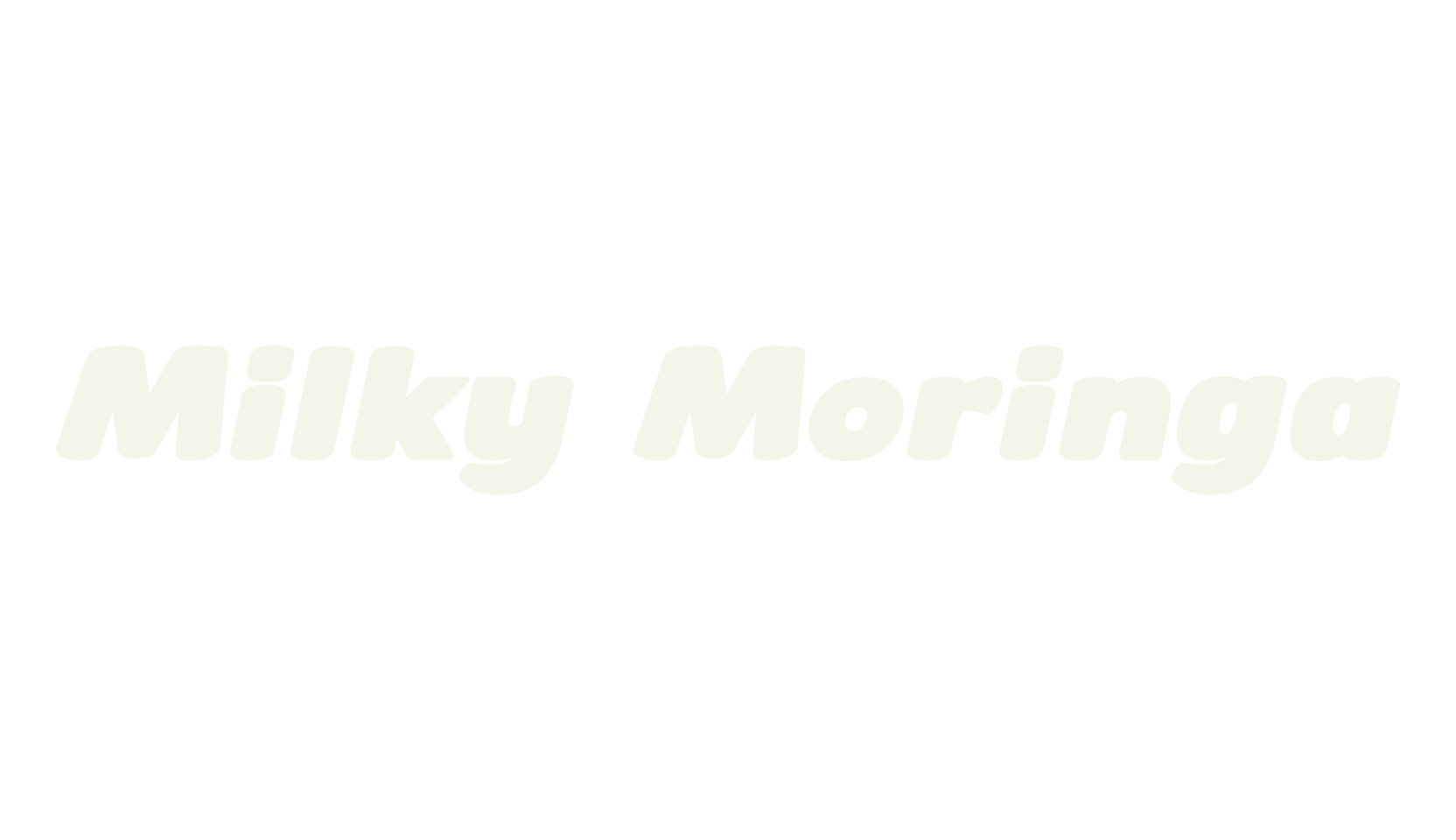 Milky Moringa, cute font preview