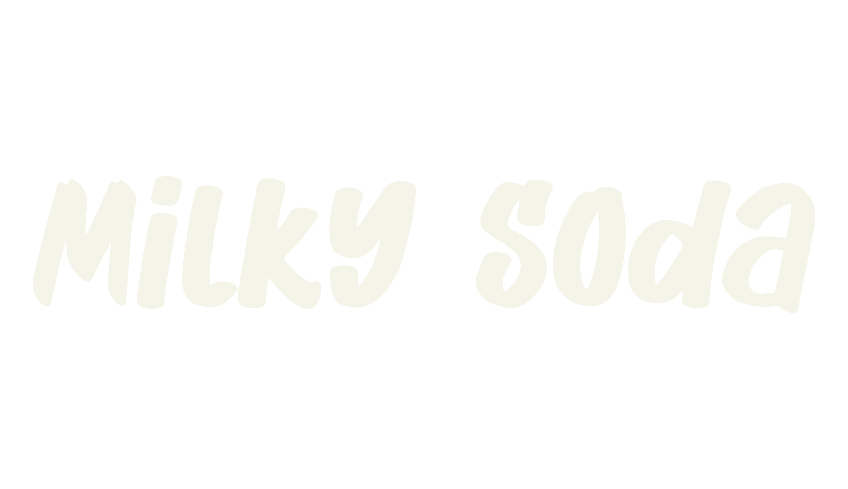 Milky Soda, fancy font preview