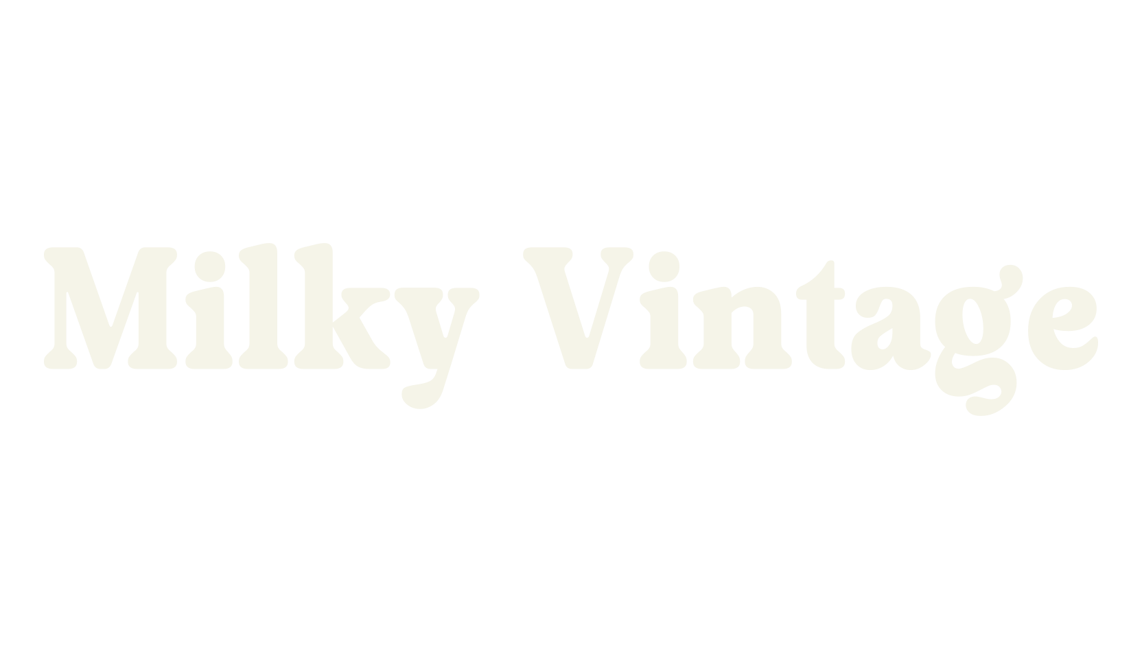 Milky Vintage, vintage font preview
