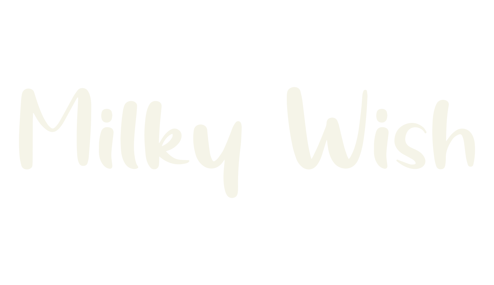 Milky Wish, fancy font preview