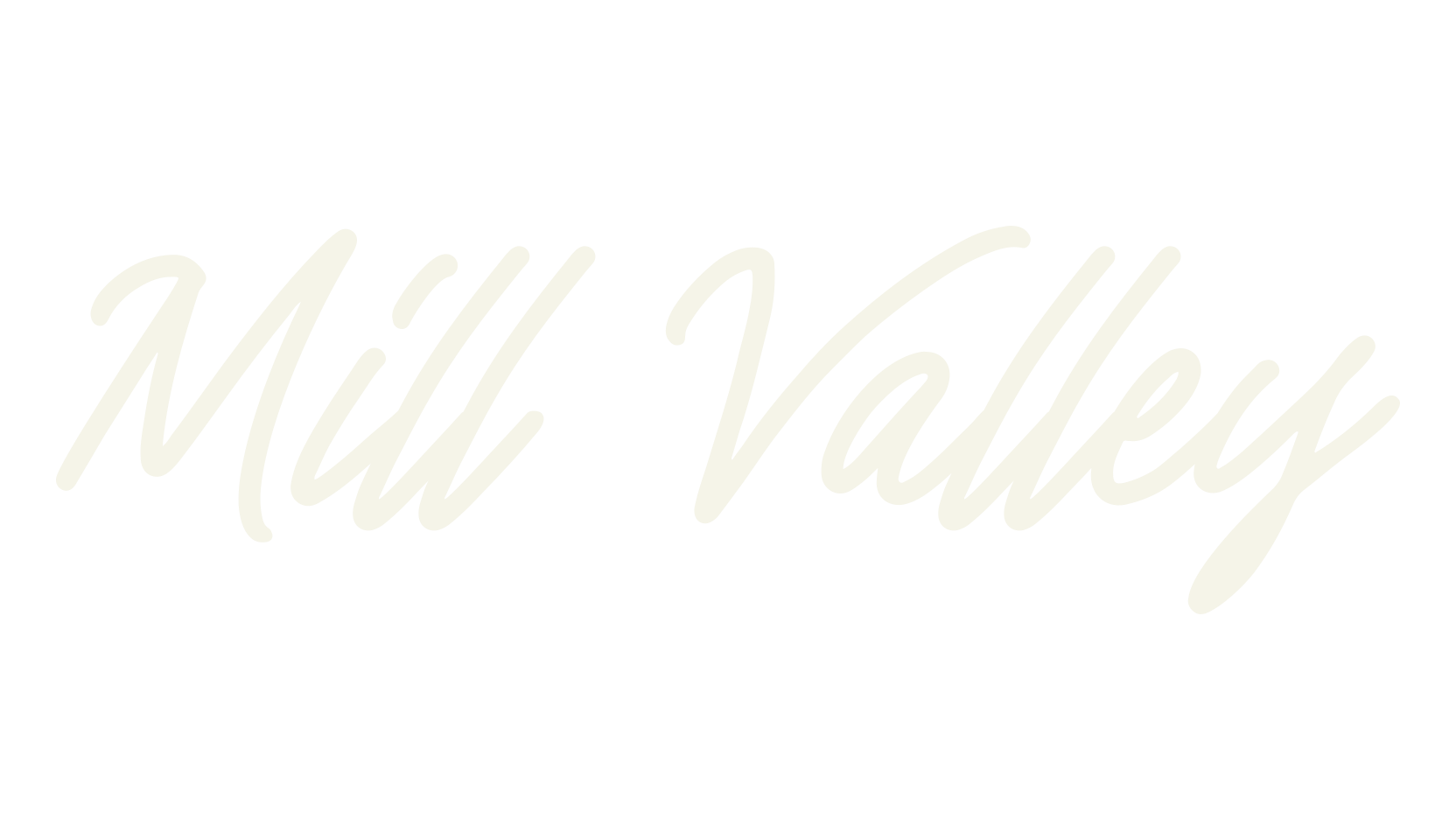 Mill Valley, fashion script font preview