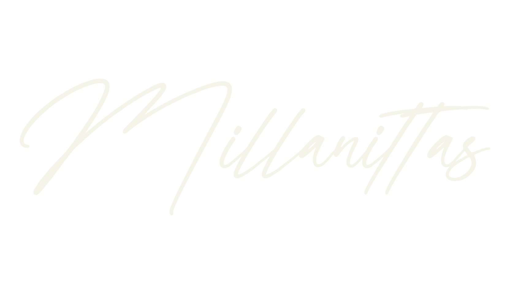 Millanittas, script font preview