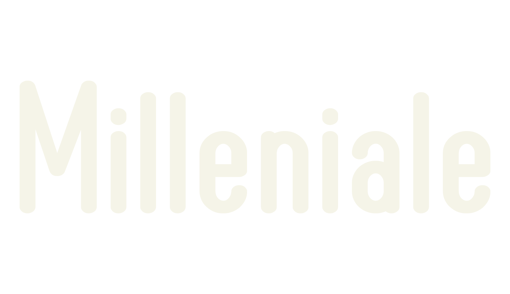 Milleniale, letter font preview