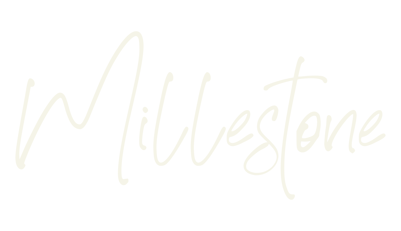 Millestone, watermark font preview