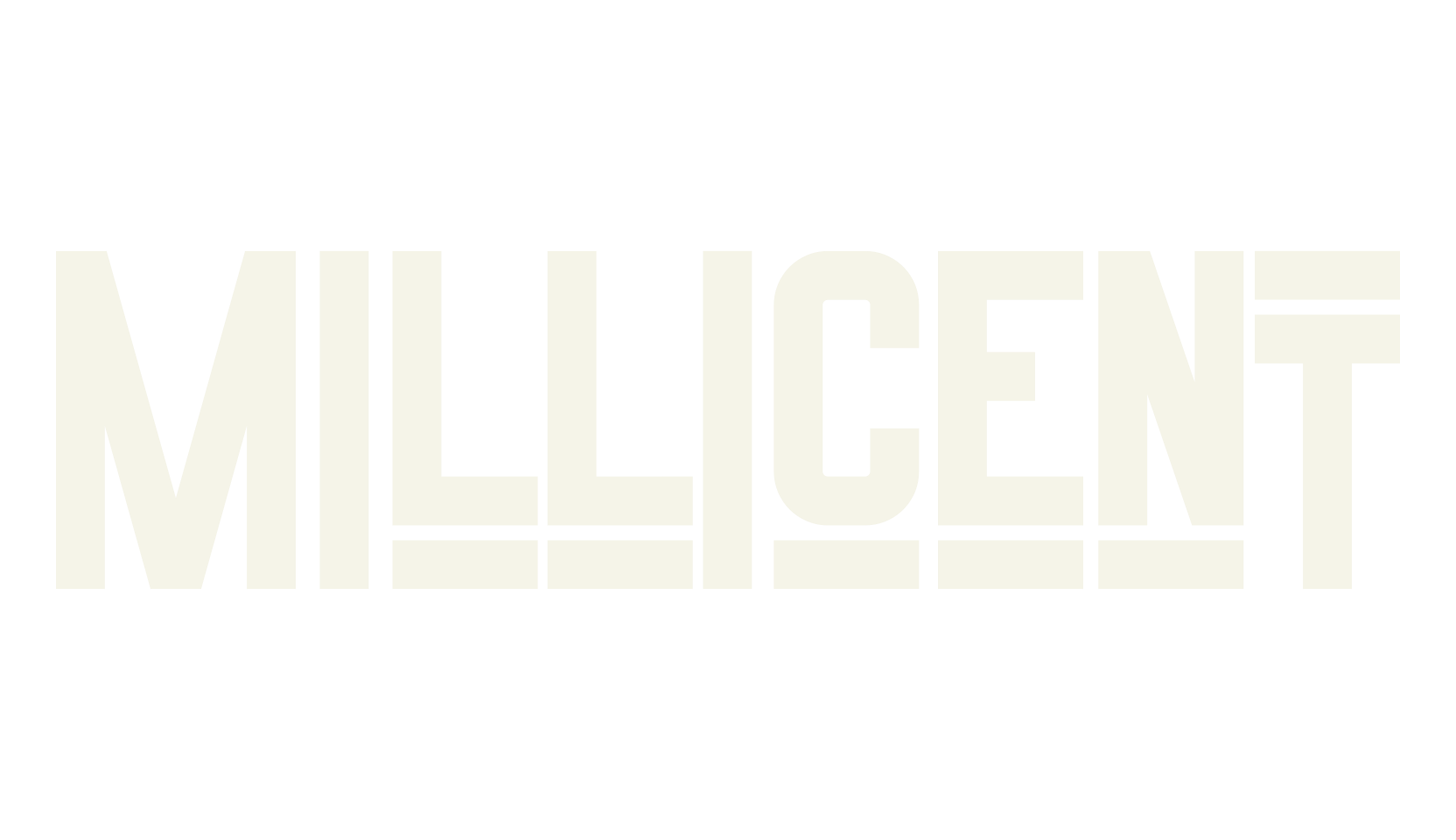 Millicent, logo font preview
