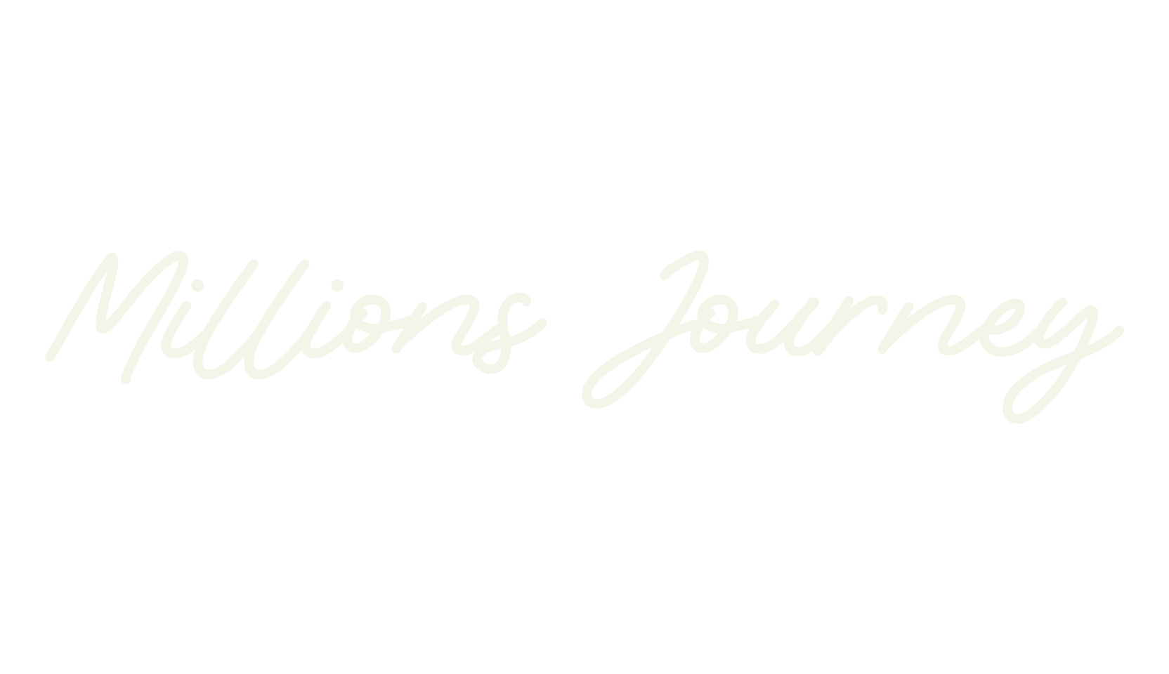 Millions Journey, fancy font preview