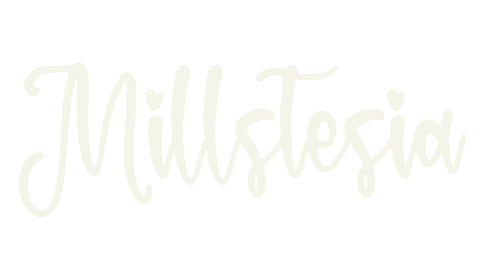 Millstesia, script font preview
