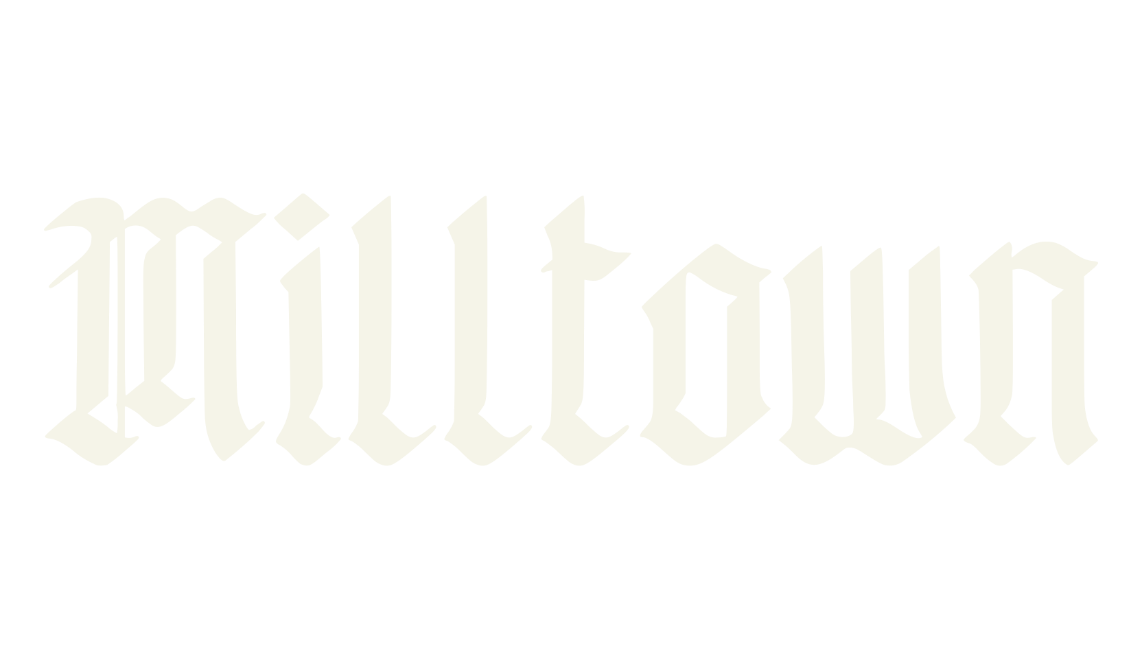 Milltown, fantasy font preview