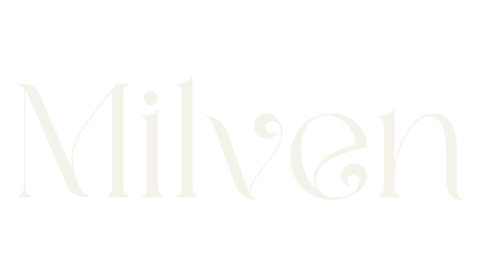Milven, serif font preview