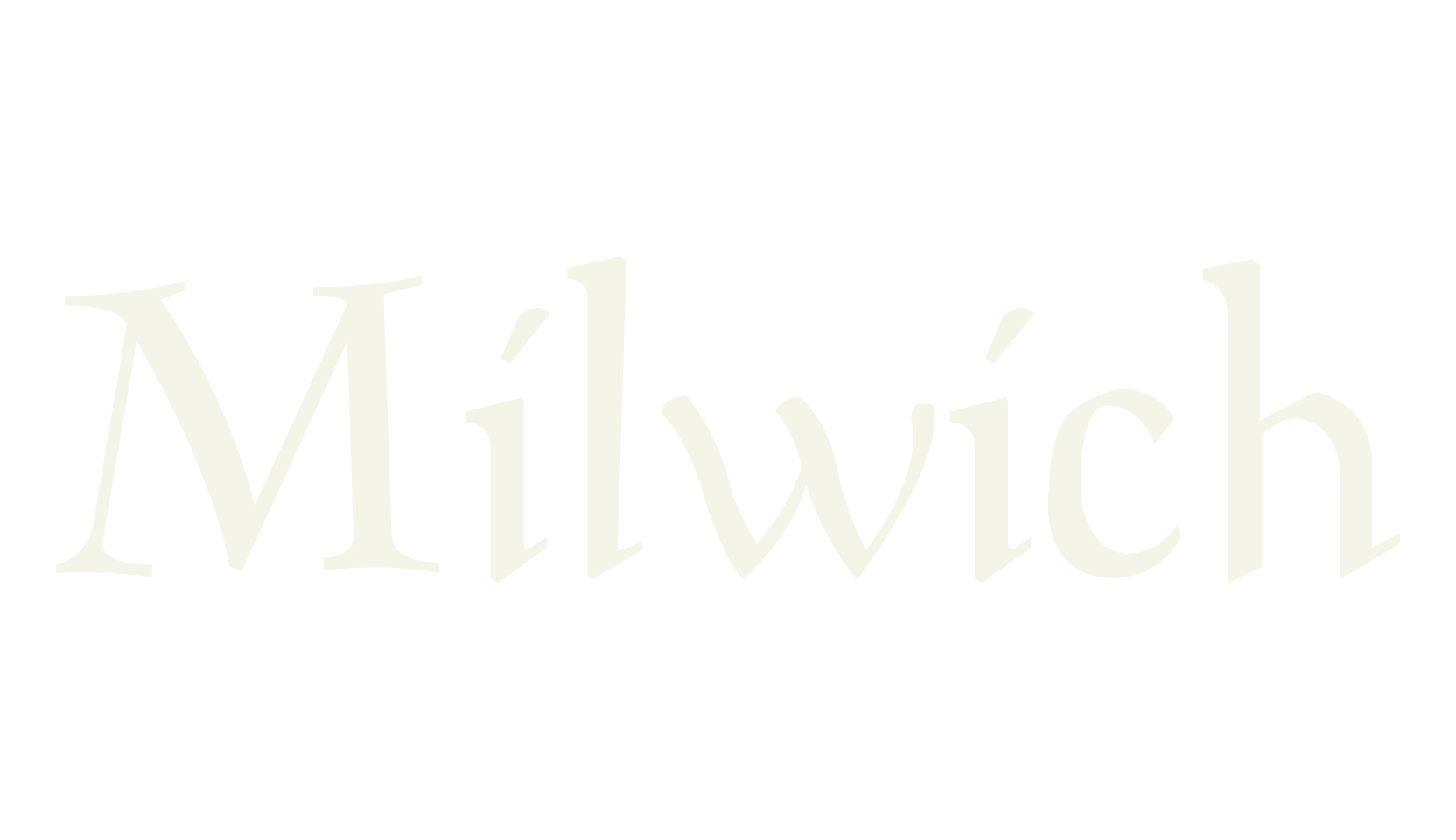 Milwich, display market font preview