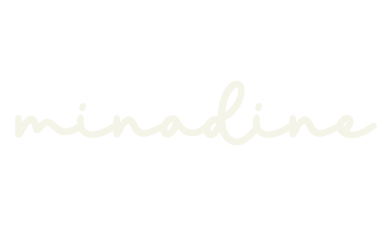 minadine, single line font preview