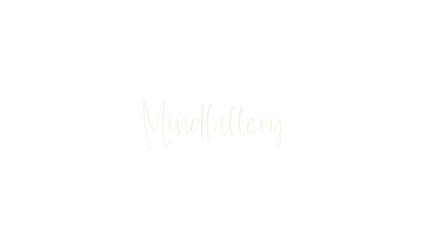 Mindfullery, signature font preview