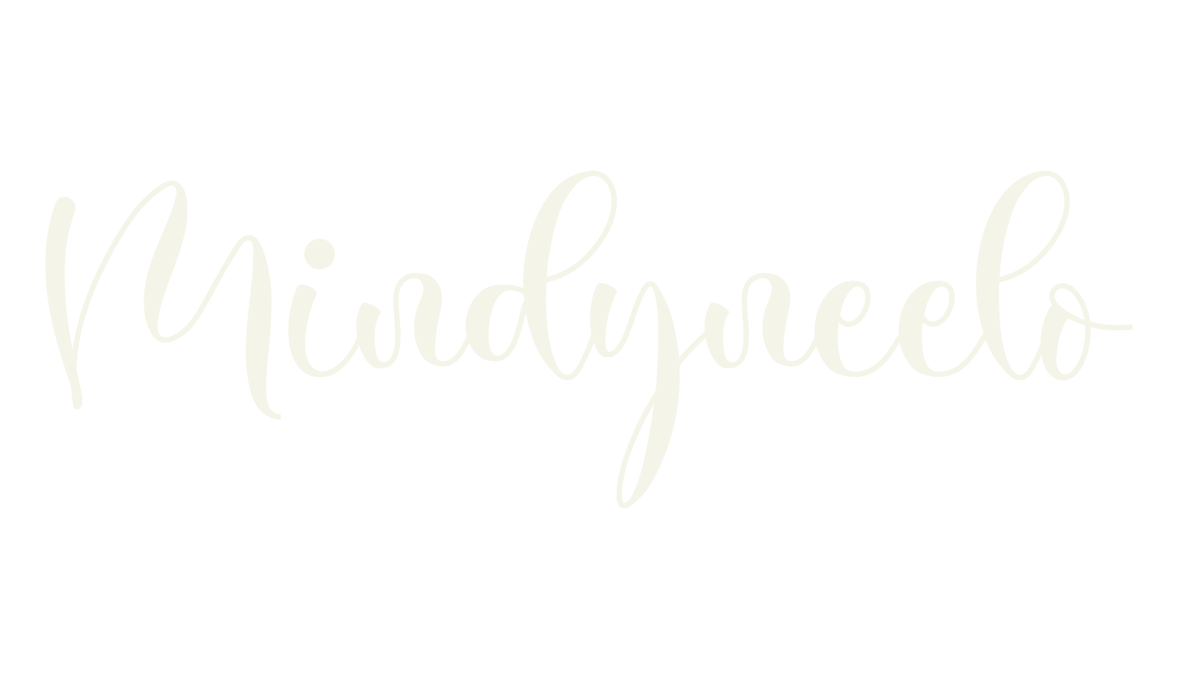 Mindyneelo, calligraphy font preview