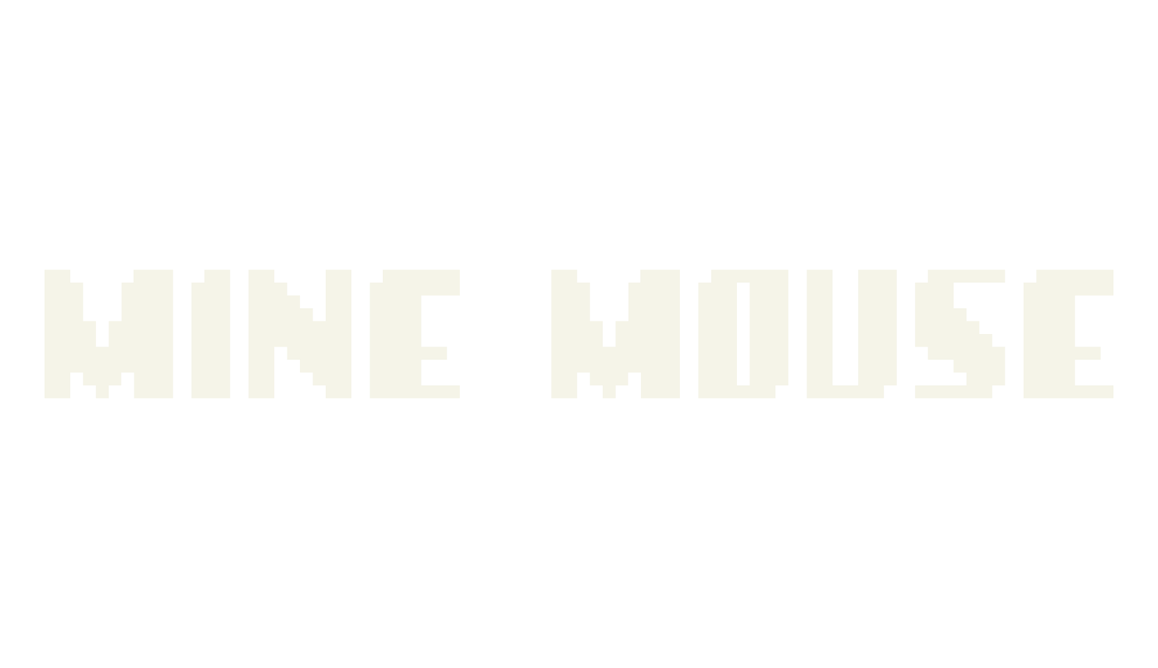Mine Mouse, handwritten font preview