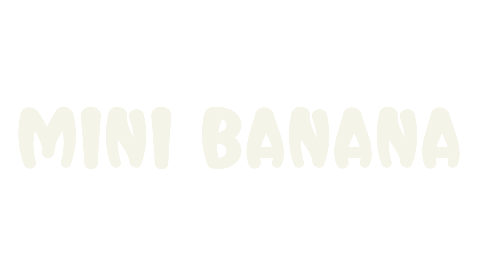 Mini Banana, cute font preview