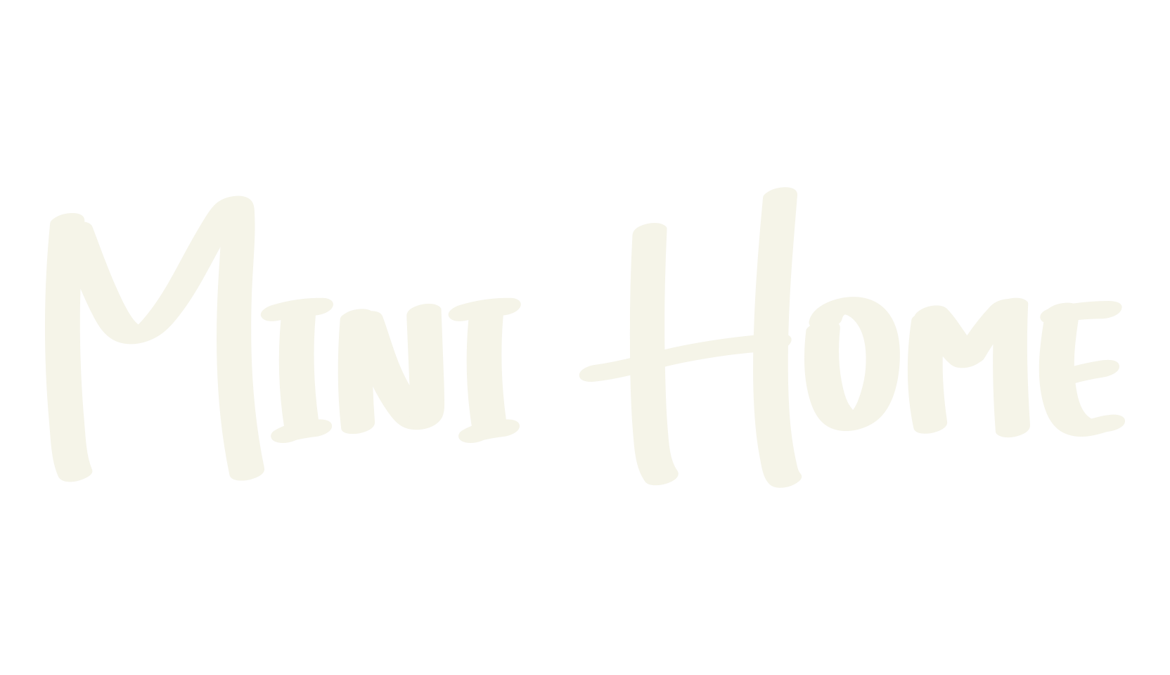 Mini Home, handwriting font preview