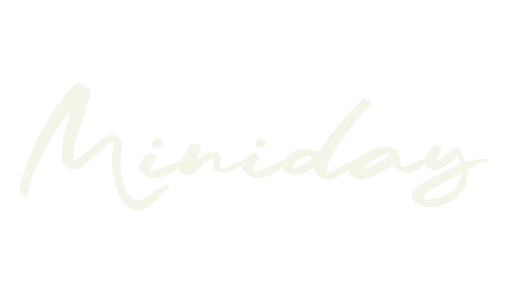 Miniday, fashion script font preview