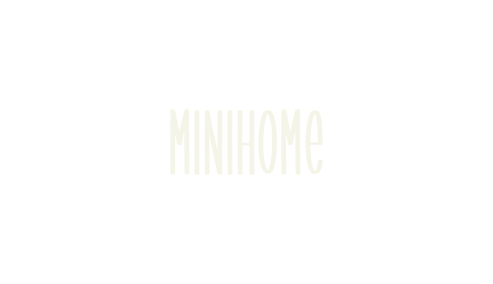 Minihome, modern font preview