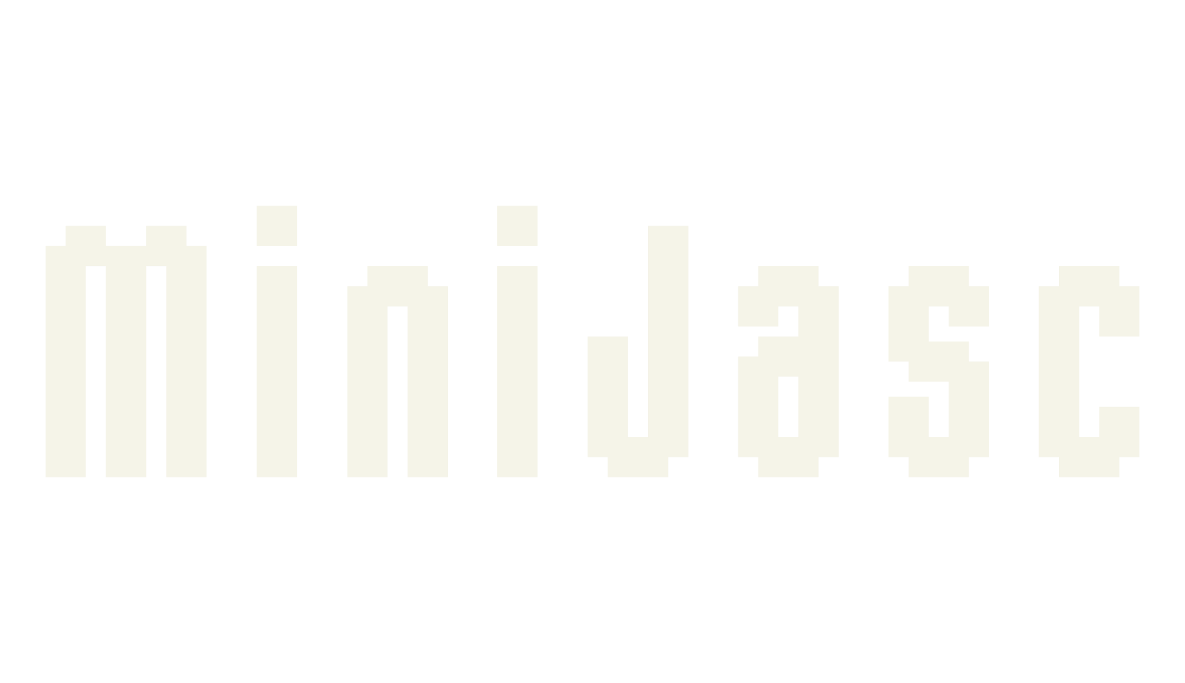 MiniJasc, pixel font preview