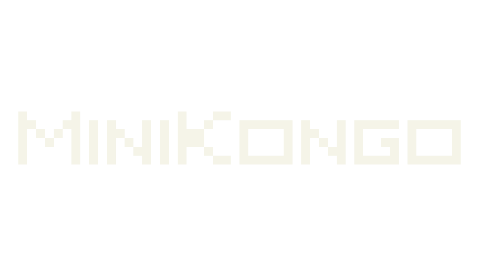 MiniKongo, pixel font preview