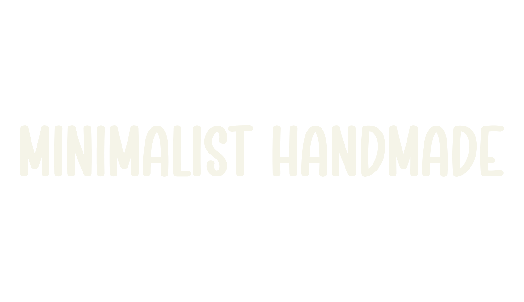 Minimalist Handmade, valentine font preview