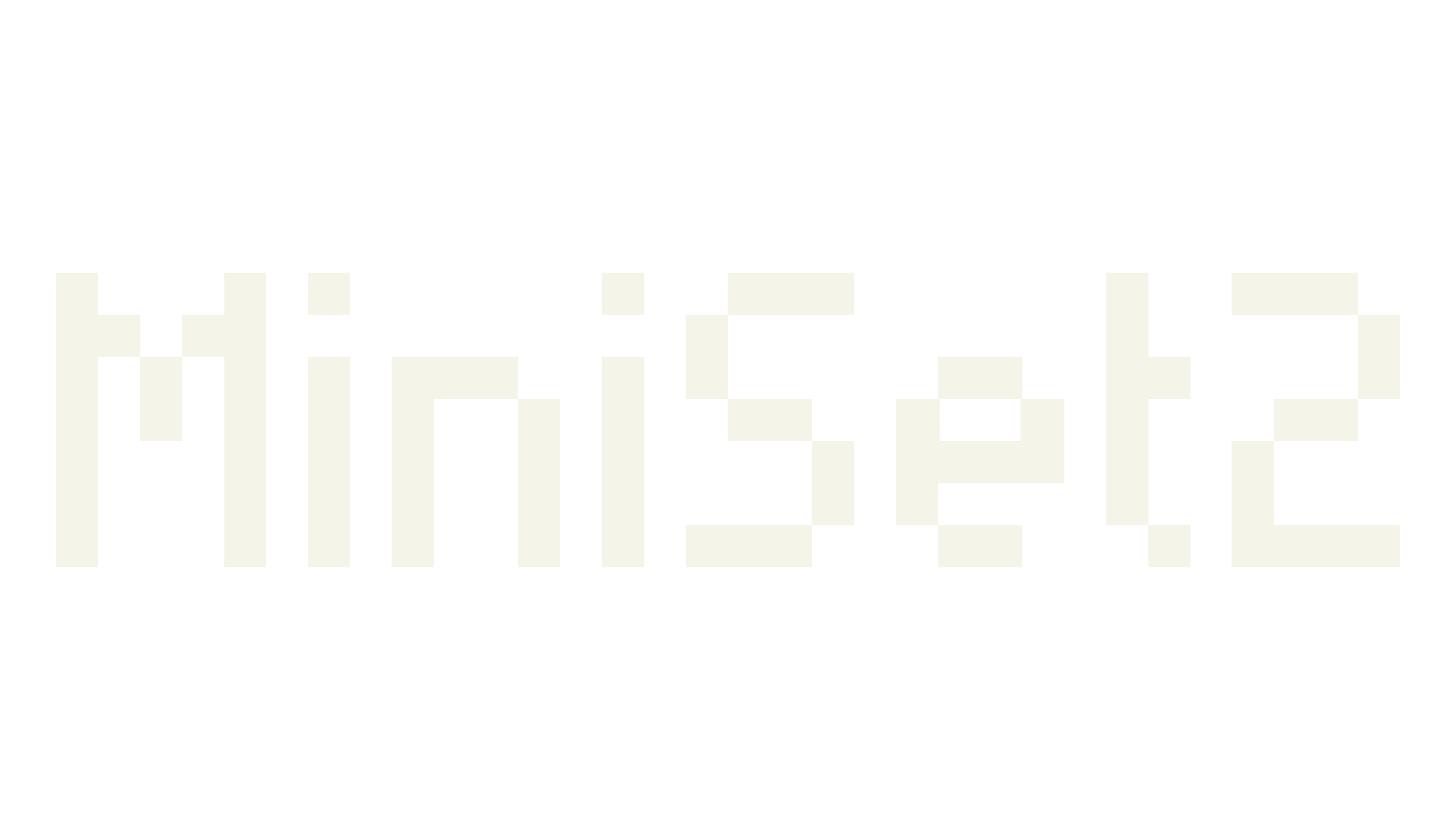 MiniSet2, pixel font preview
