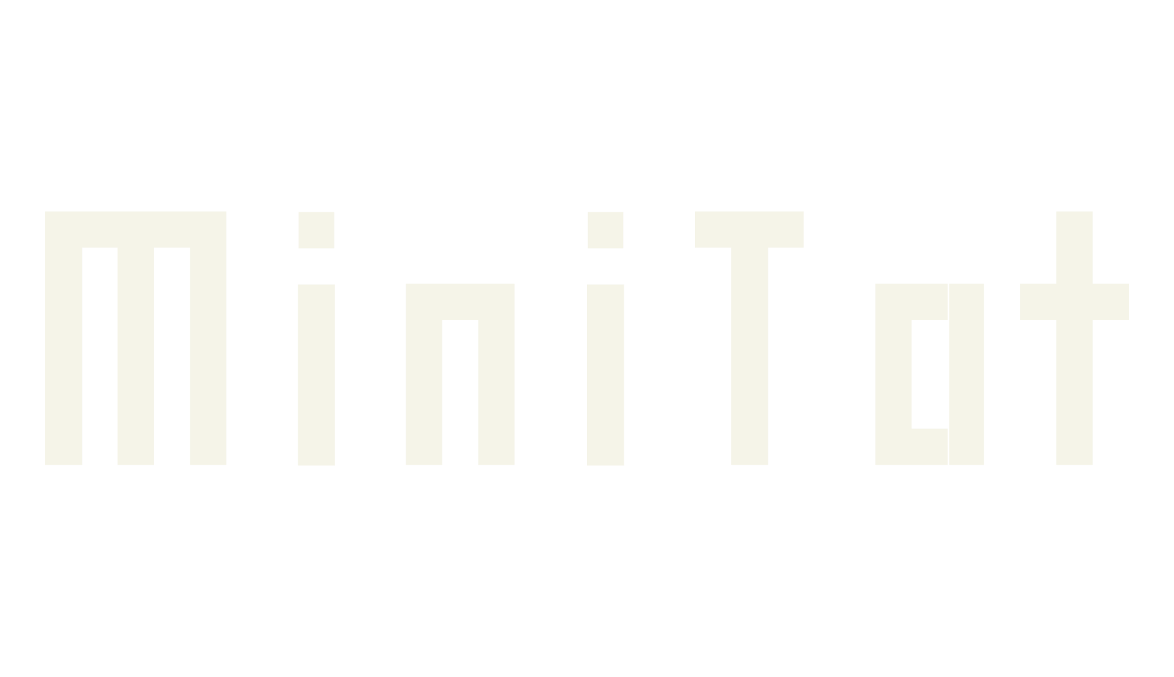 MiniTot, pixel font preview