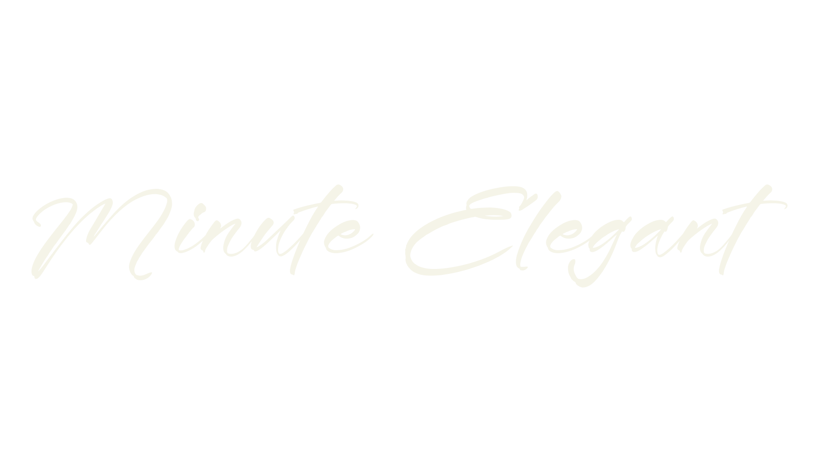 Minute Elegant, elegant font preview