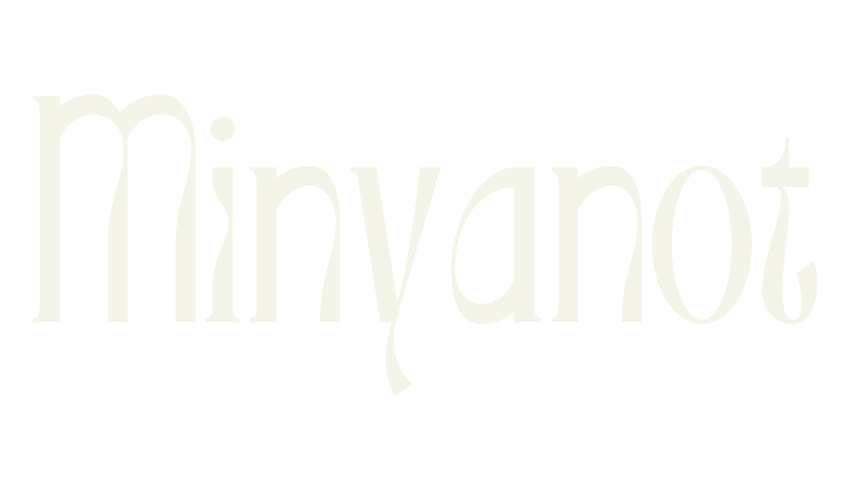 Minyanot, art deco font preview