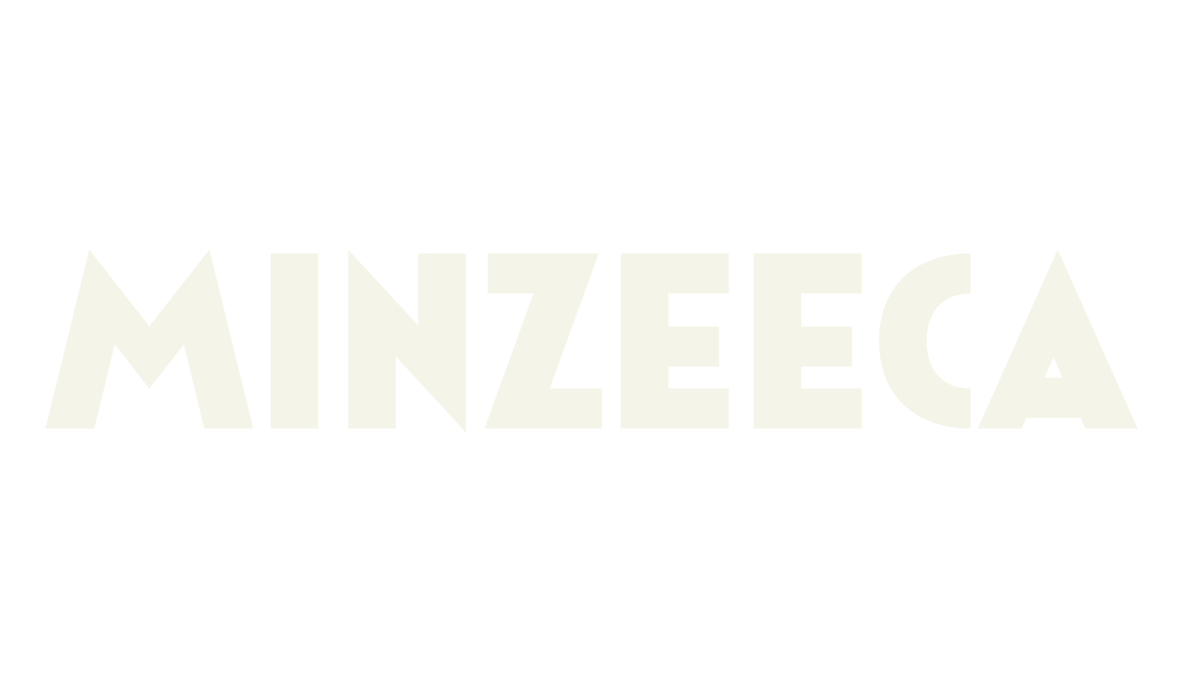 Minzeeca, retro font preview