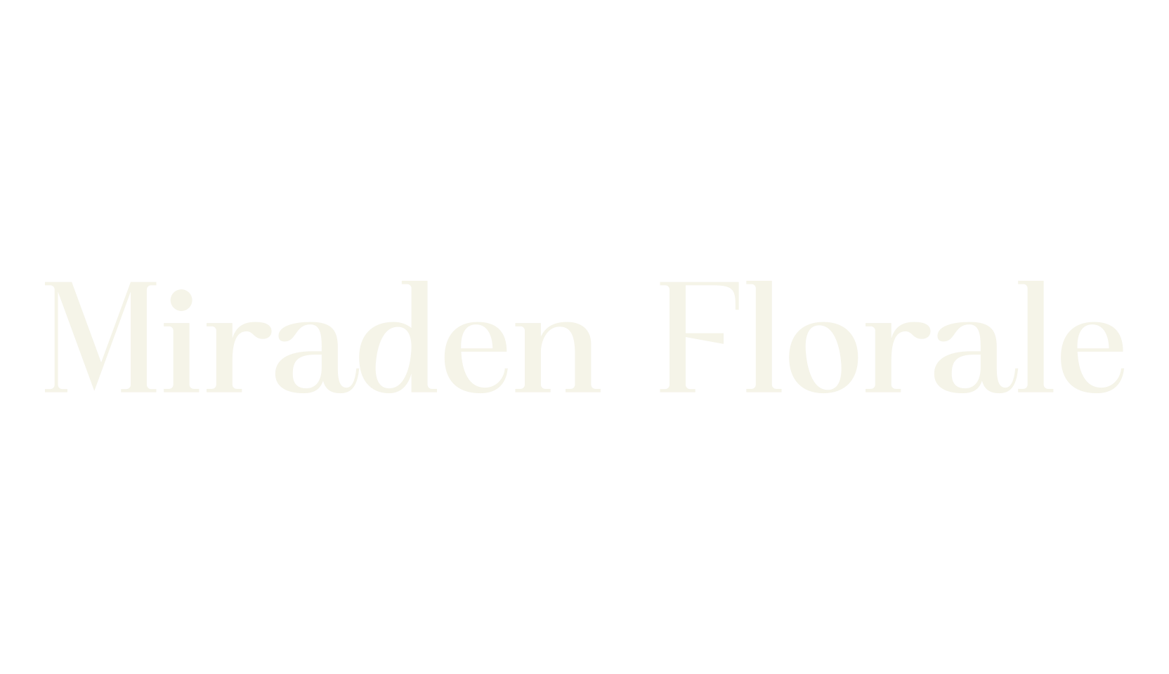 Miraden Florale, serif font preview