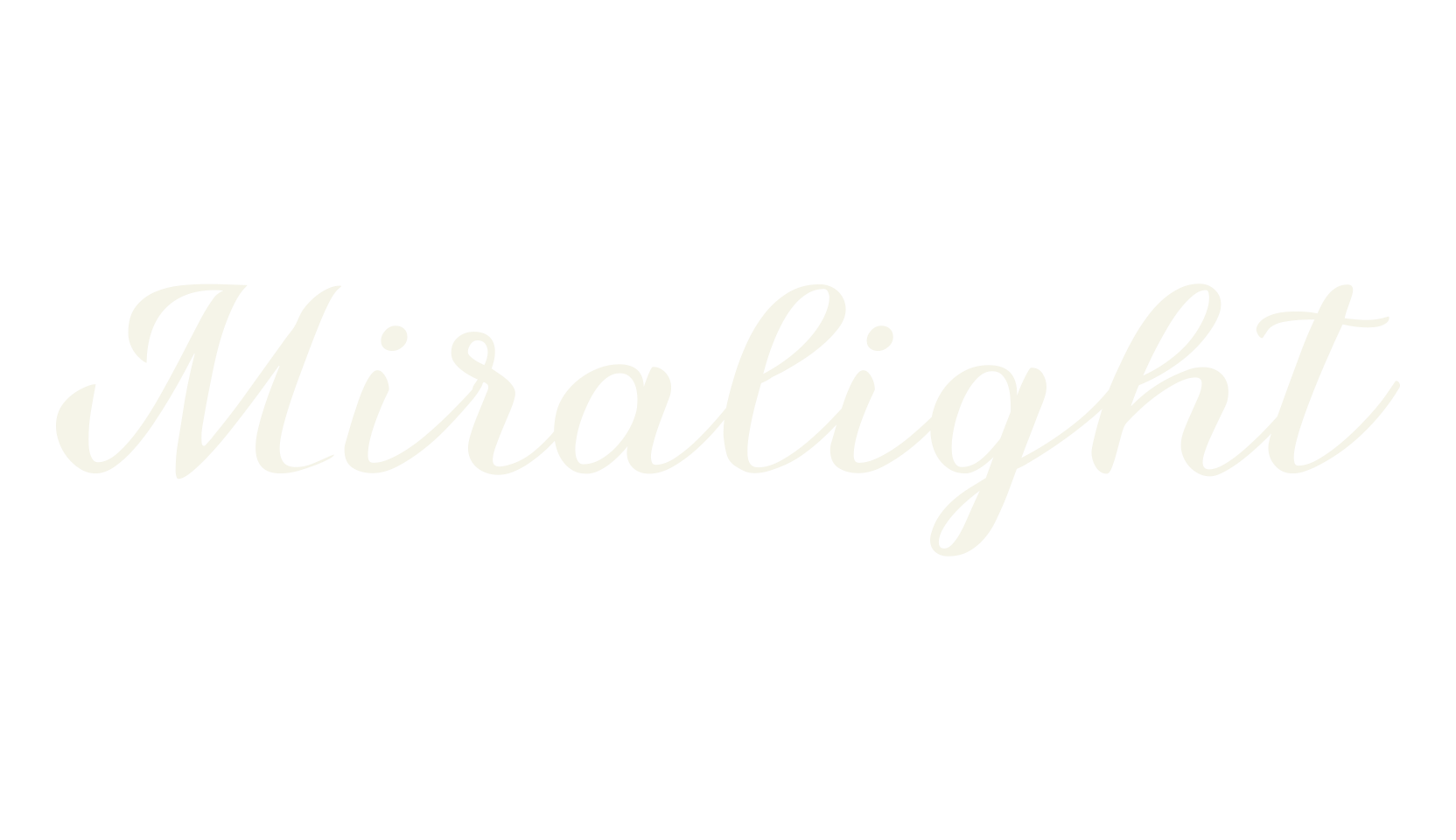 Miralight, fashion script font preview