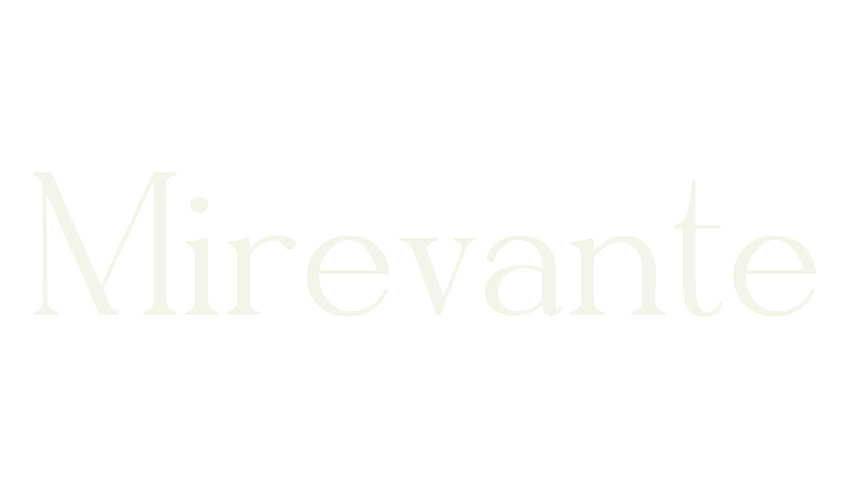 Mirevante, script font preview