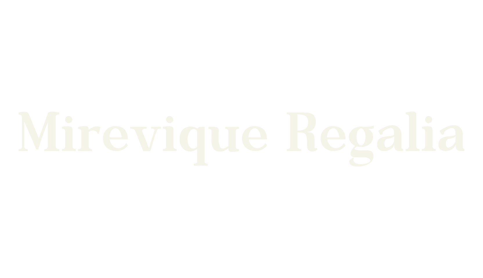 Mirevique Regalia, futuristic font preview