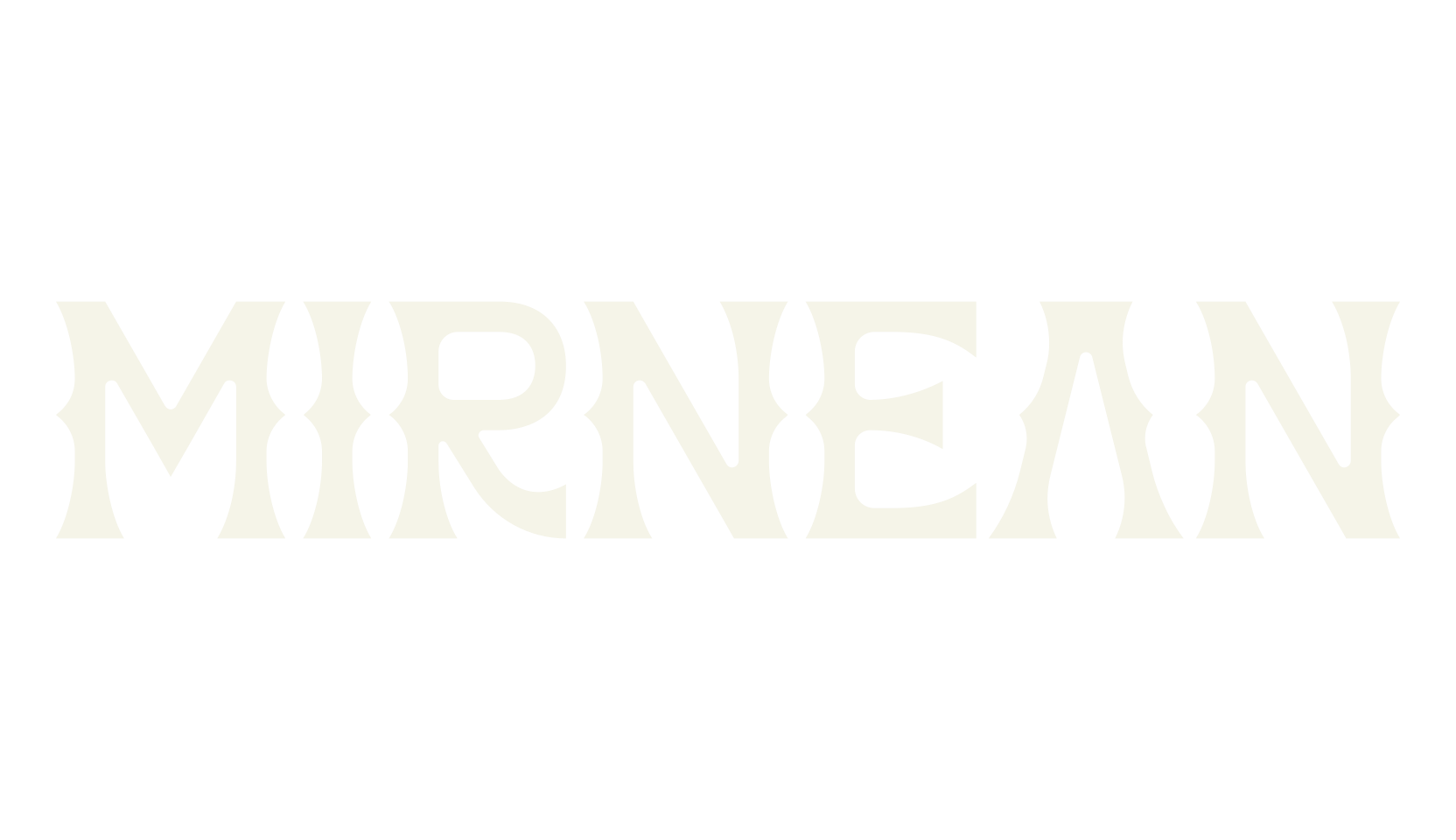 MIRNEAN, serif font preview
