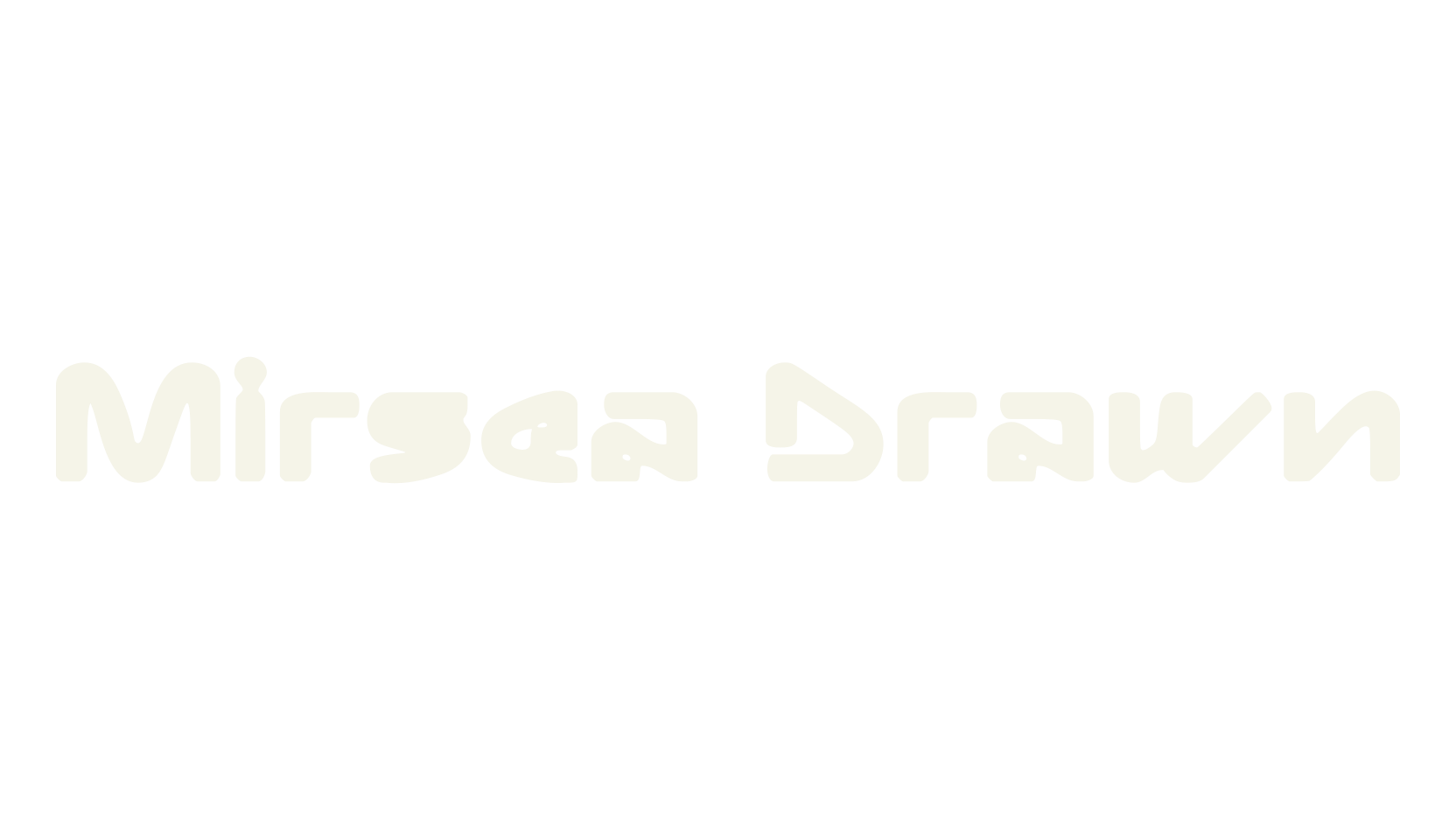 Mirsea Drawn, poster font preview