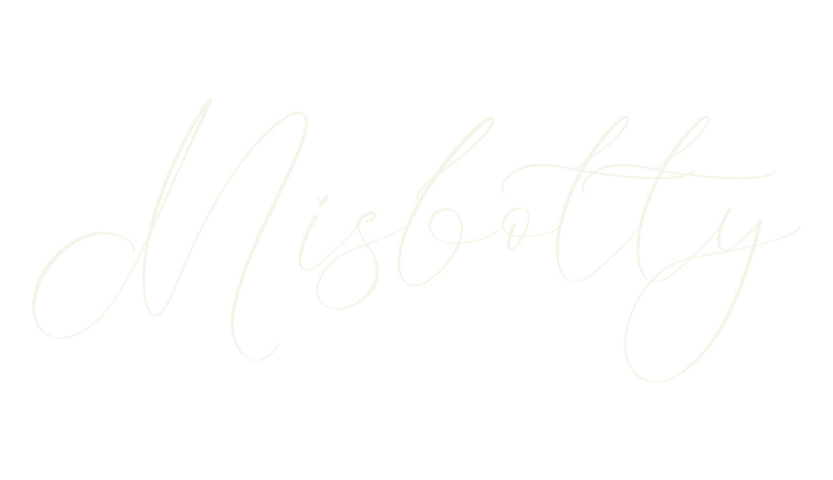 Misbotty, script font preview