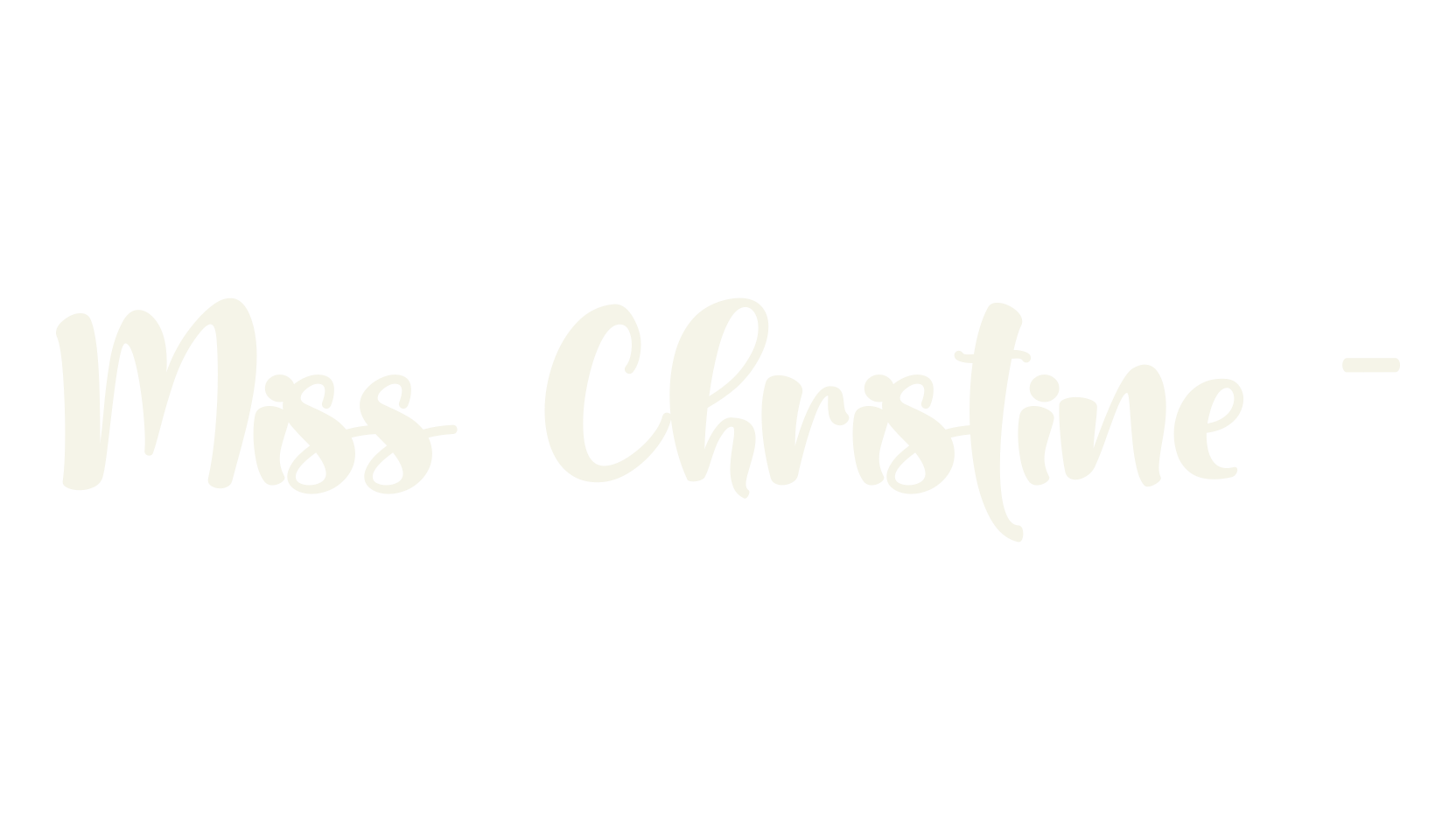 Miss Christine -, christmas font preview