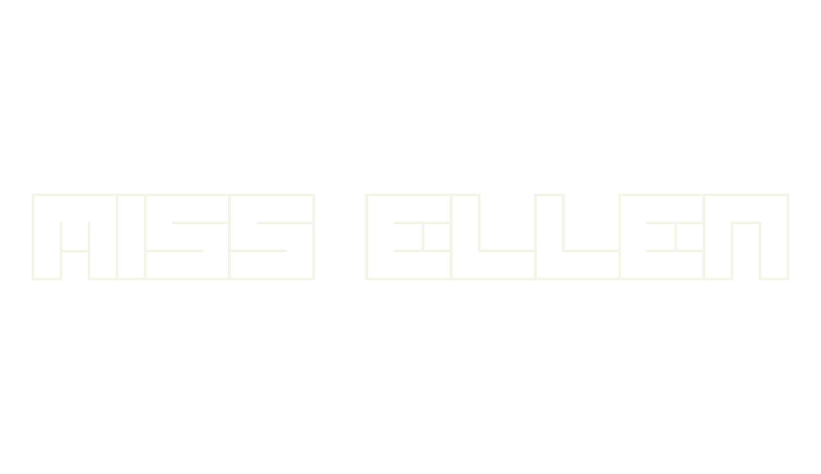 Miss Ellen, square font preview