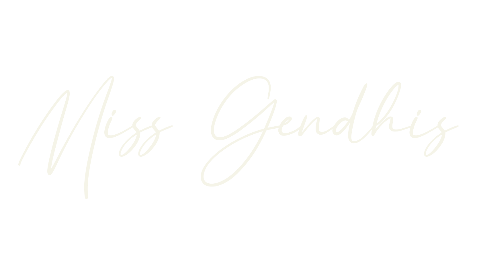 Miss Gendhis, design font preview