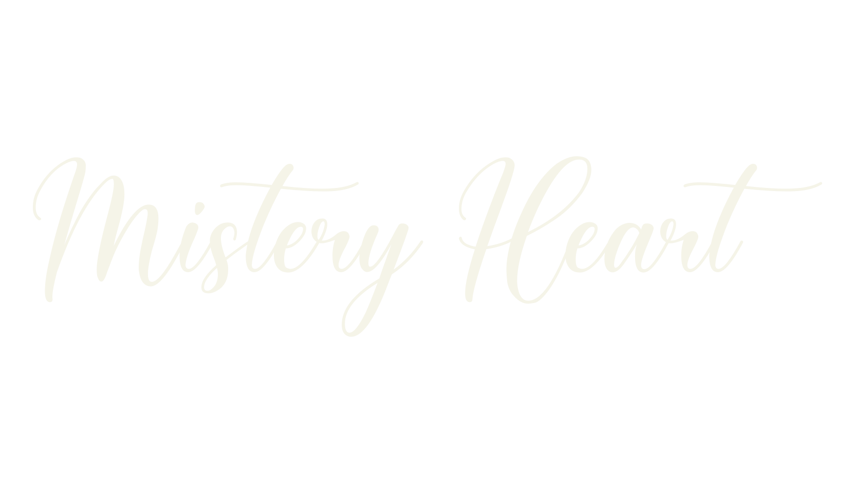 Mistery Heart, lettering font preview